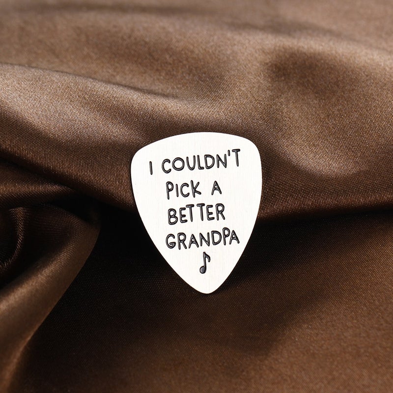 YeeQin I Couldnâ€™t Pick A Better Grandpa Musical Guitar Pick Jewelry Gift for Grandpa - Image 3